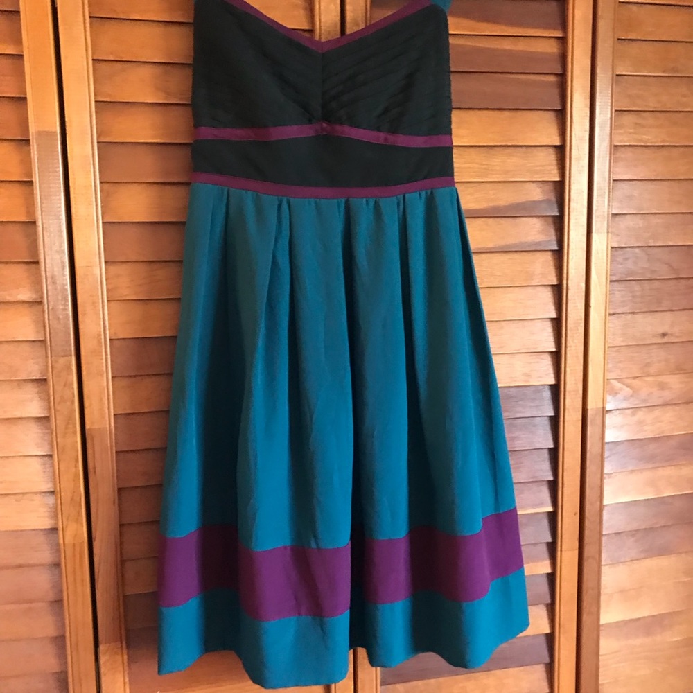 SOLD Kimchi Blue Color block dress medium - Picture 2 of 8